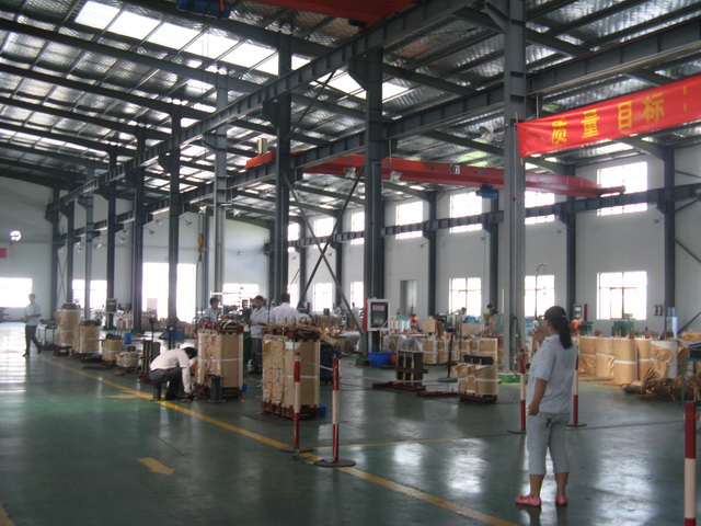 庆阳变压器生产车间